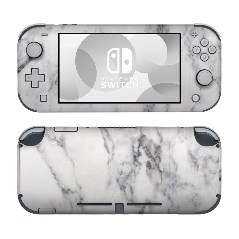 DecalGirl NSL-WHT-MARBLE Nintendo Switch Lite Skin - White Marble