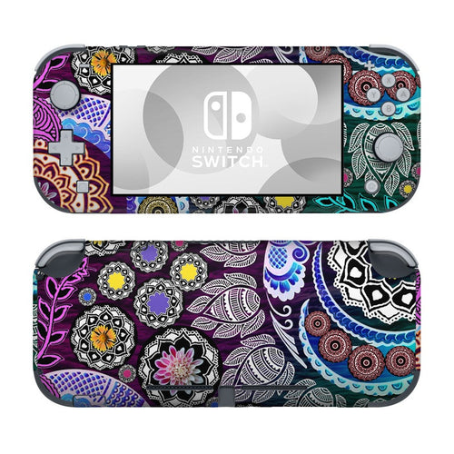 DecalGirl NSL-MEHNDIG Nintendo Switch Lite Skin - Mehndi Garden