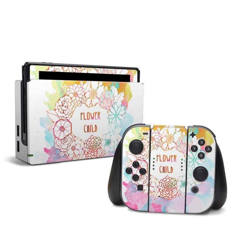 DecalGirl NSW-FLOWERCHILD Nintendo Switch Skin - Flower Child