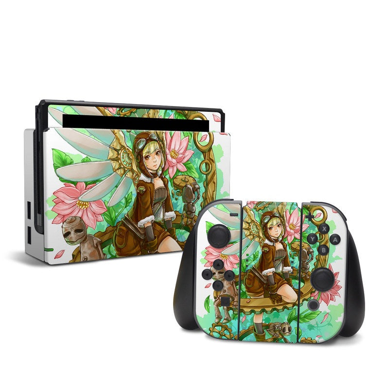 DecalGirl NSW-STEAMANGEL Nintendo Switch Skin - Steampunk Angel