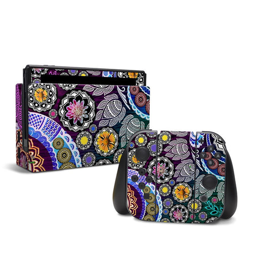 DecalGirl NSW-MEHNDIG Nintendo Switch Skin - Mehndi Garden