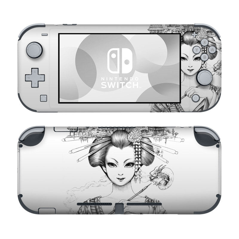 DecalGirl NSL-GEISHASKETCH Nintendo Switch Lite Skin - Geisha Sketch