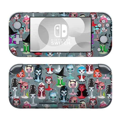 DecalGirl NSL-SPOOKYDOLLS Nintendo Switch Lite Skin - Spooky Dolls
