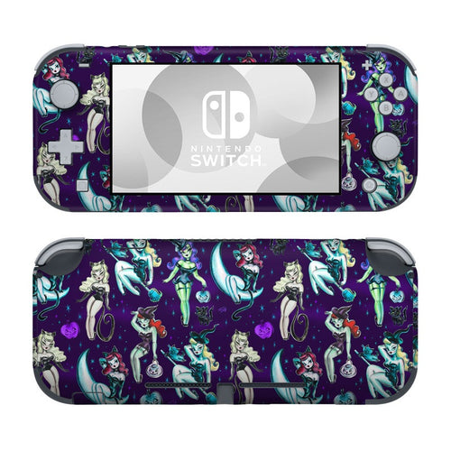 DecalGirl NSL-WITCHCATS Nintendo Switch Lite Skin - Witches and Black Cats