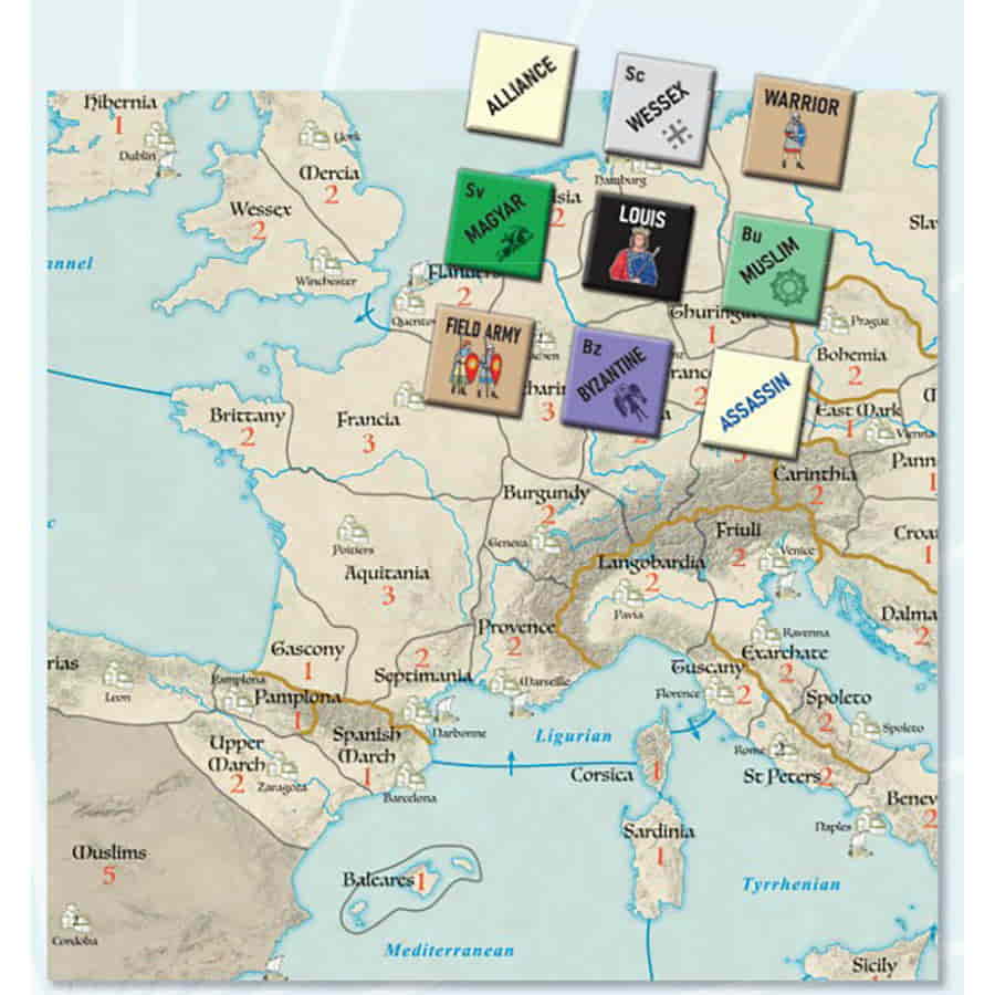 Decision Games -  Strategy And Tactics #342: Carolingian Twilight: Decline Of An Empire (Ad 814)