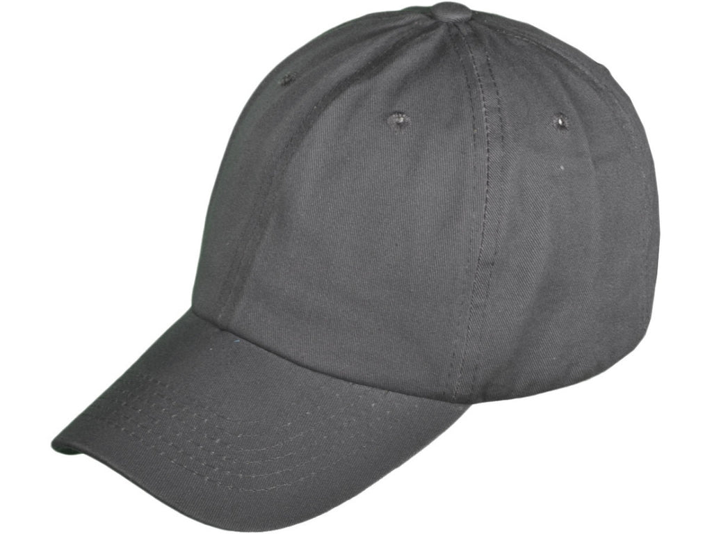 PowerPLay Solid Baseball Cap  Dark Grey - Case of 36