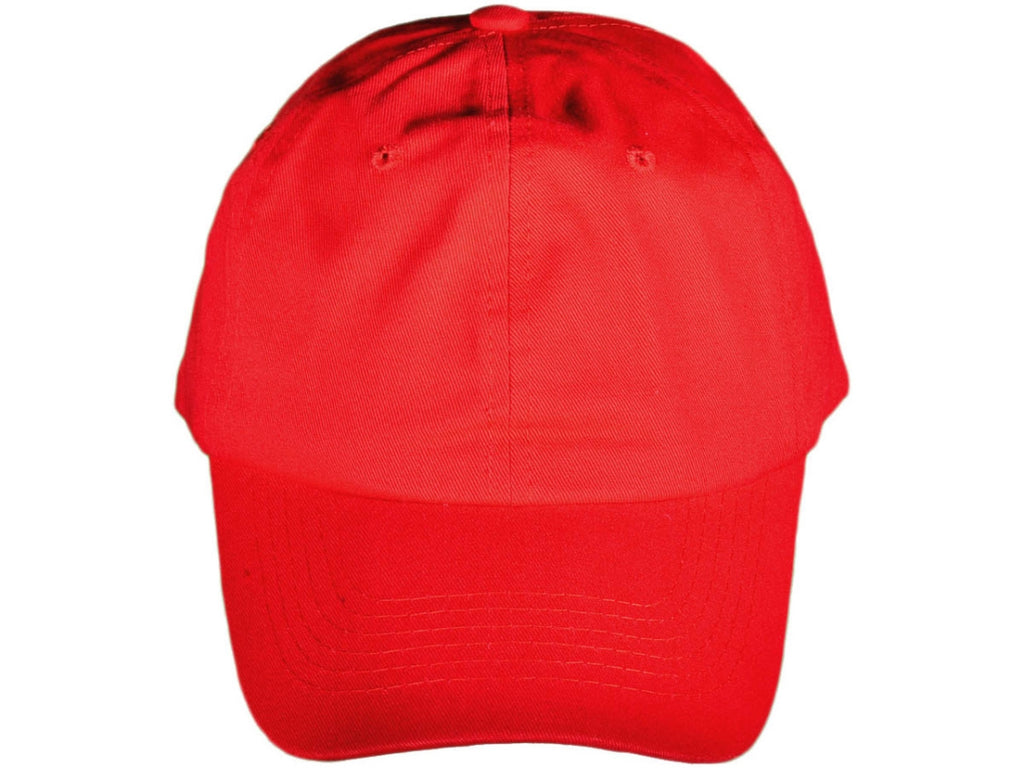 DDI 2340427 Solid Baseball Cap - Red Case of 36