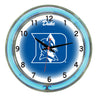 DUKE NEON WALL CLOCK - 18'' BLUE FACE / BLUE NEON - DUKNWC100-18