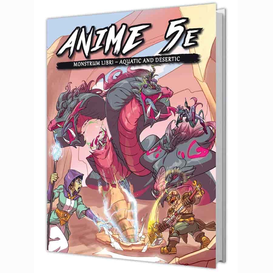 Dyskami Publishing -  Anime 5E: Monstrum Libri Volume 2: Aquatic And Desertic