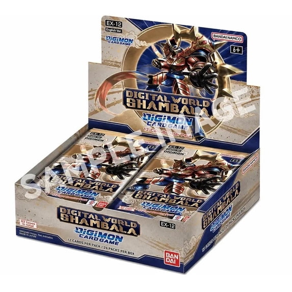 Digimon Card Game: Extra Booster: Digital World Shambala (Ex12) Booster Box - Bandai
