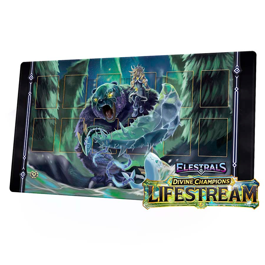 Elestrals Llc -  Elestrals Tcg: Lifestream: Glaciursa (Champion Of Khione) Playmat