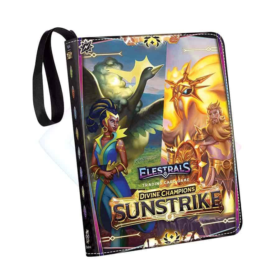 Elestrals Llc -  Elestrals Tcg: Divine Champions: Sunstrike: Sunstrike 9-Pocket Binder Pre-Order