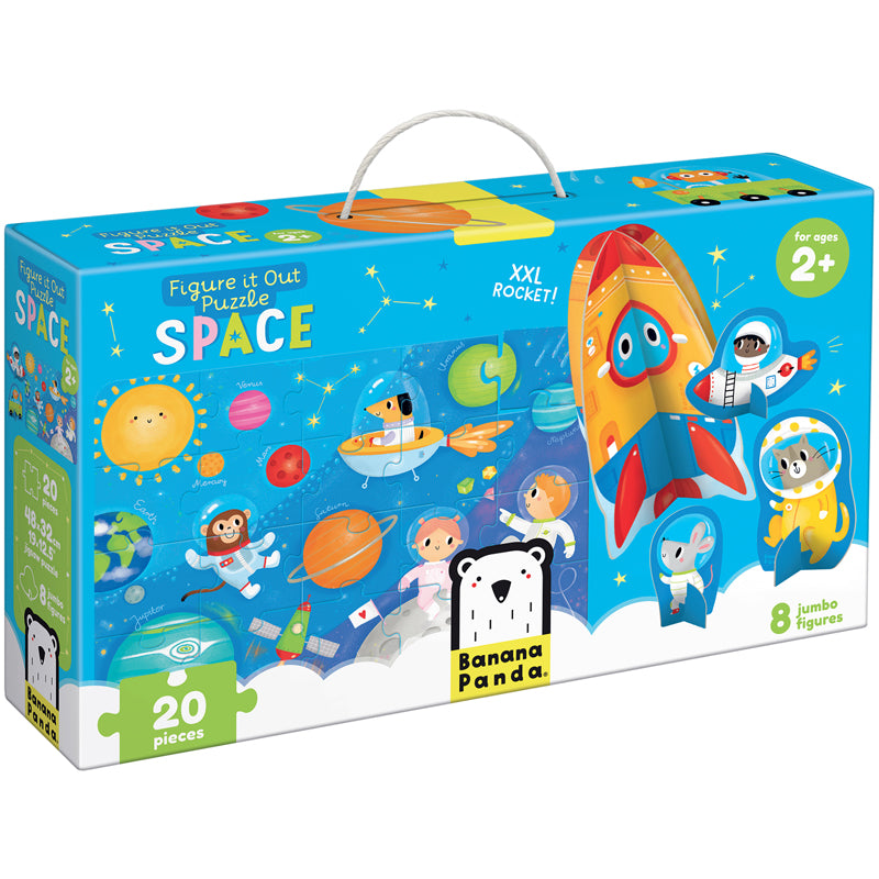 BANANA PANDA Banana Panda BPN49043 Figure It Out Puzzle  Multi Color