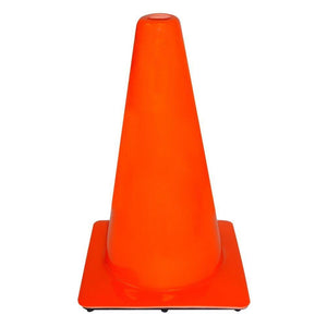 Everrich EVB-0016-2 12 in. Height Plastic Cones - Orange