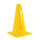 Everrich EVB-0093 9 in. Height Plastic Cone  Yellow