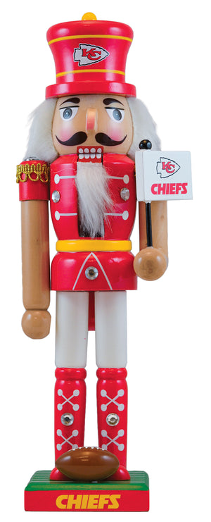 Kansas City Chiefs Nutcracker Periodic Restock - Masterpieces Puzzle Company
