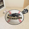 Fanmats - University of Wisconsin-Milwaukee Baseball Mat 27'' diameter