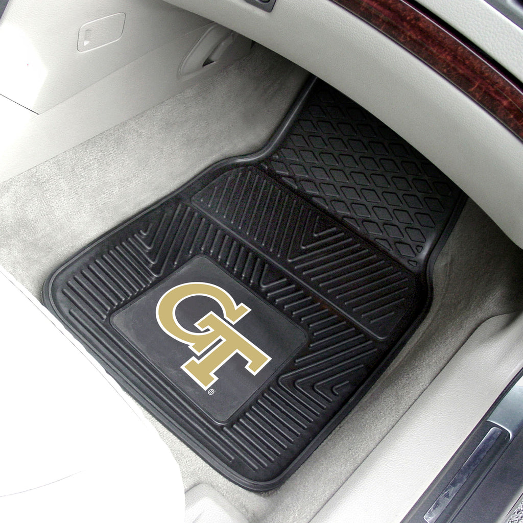 Fanmats - Georgia Tech 2-pc Vinyl Car Mat Set 17''x27''