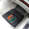 Fanmats - University of Miami 2-pc Vinyl Car Mat Set 17''x27''