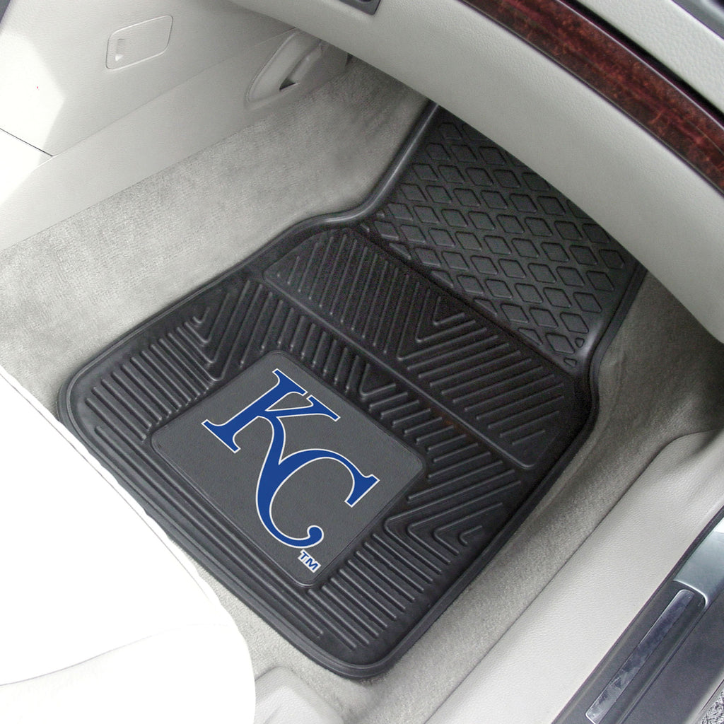 Fanmats - MLB - Kansas City Royals 2-pc Vinyl Car Mat Set 17''x27''