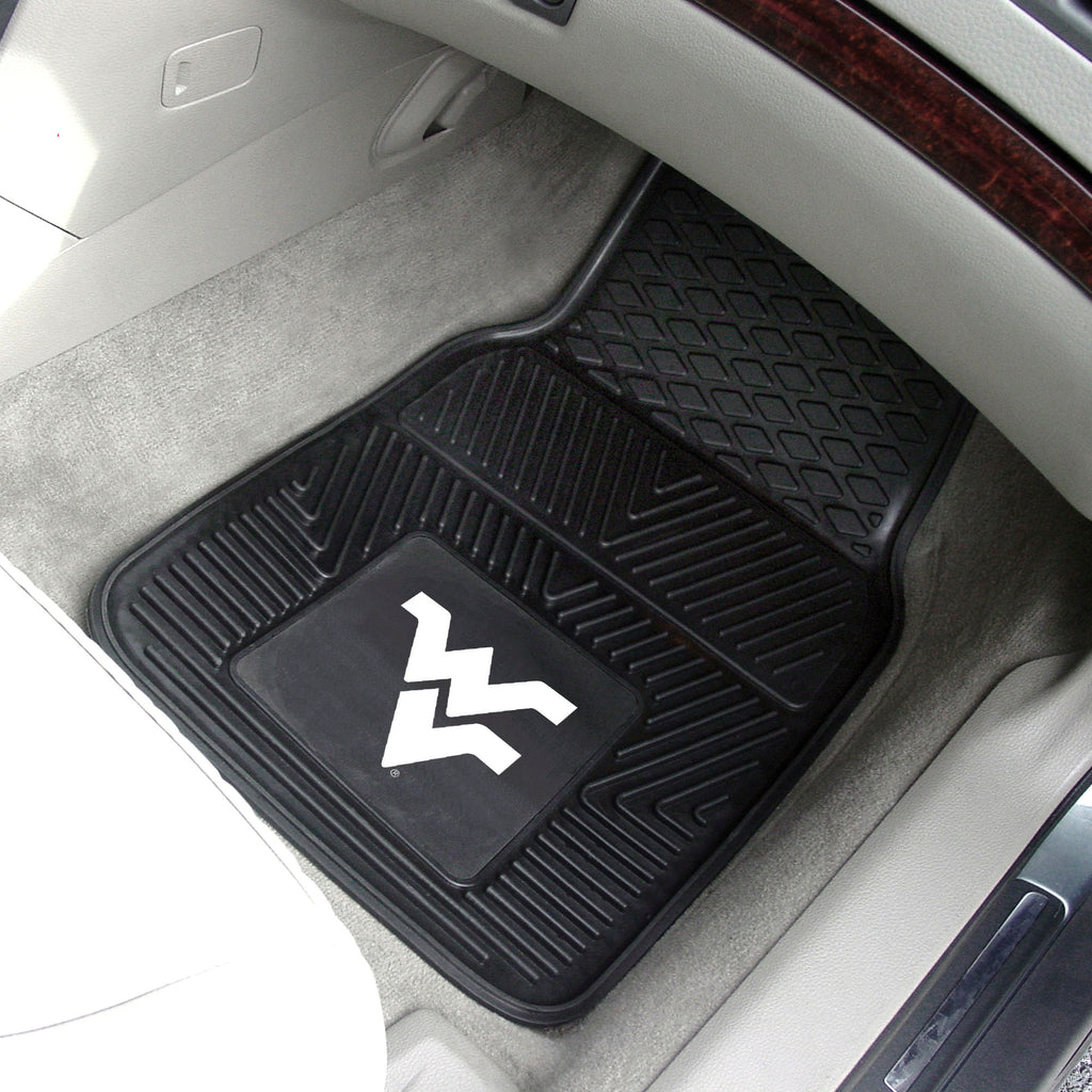 Fanmats - West Virginia University 2-pc Vinyl Car Mat Set 17''x27''