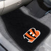 Fanmats - NFL - Cincinnati Bengals 2-pc Embroidered Car Mat Set  17''x25.5''