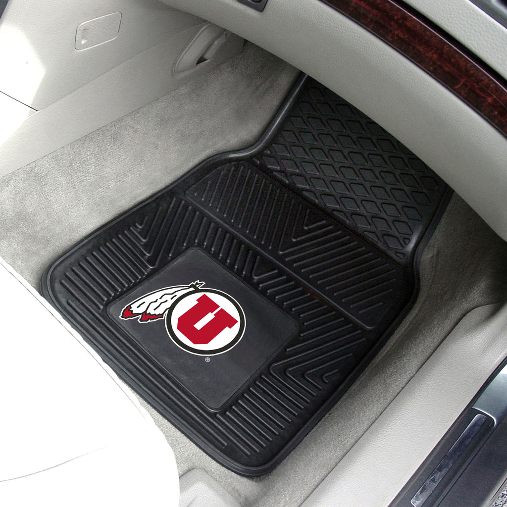 Fanmats - University of Utah 2-pc Vinyl Car Mat Set 17''x27''