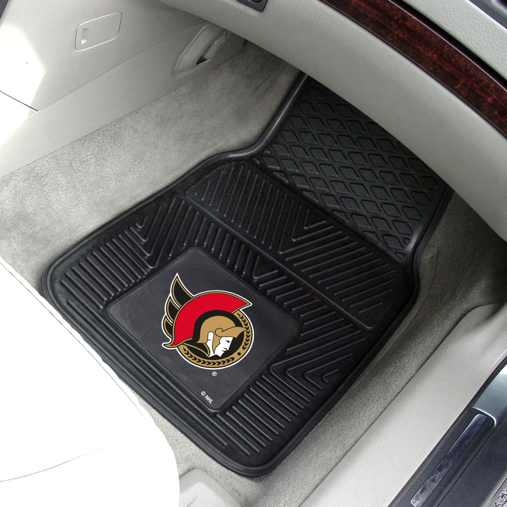 Fanmats - NHL - Ottawa Senators 2-pc Vinyl Car Mat Set 17''x27''