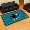 Fanmats - NHL - San Jose Sharks 5x8 Rug 59.5''x88''