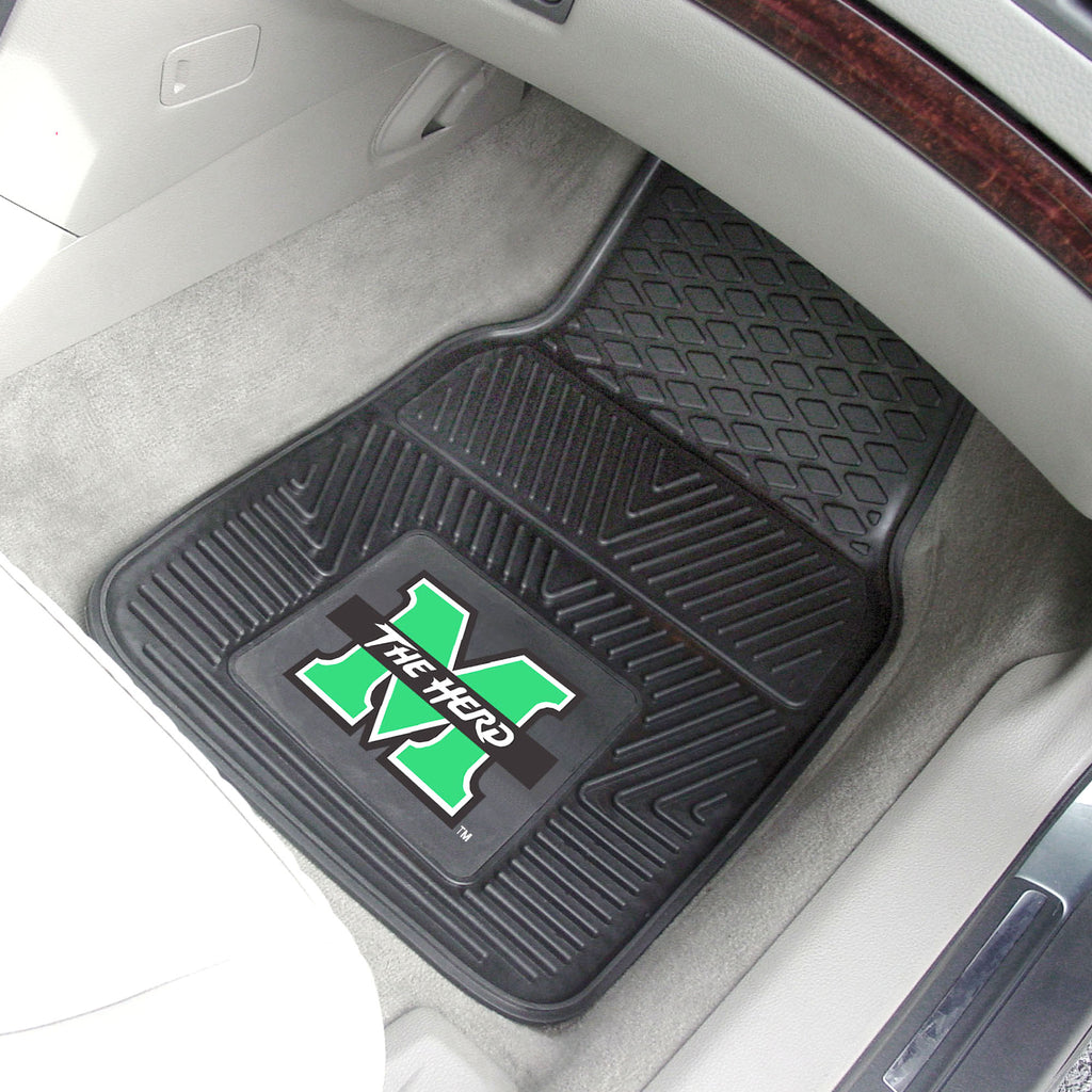 Fanmats - Marshall University 2-pc Vinyl Car Mat Set 17''x27''