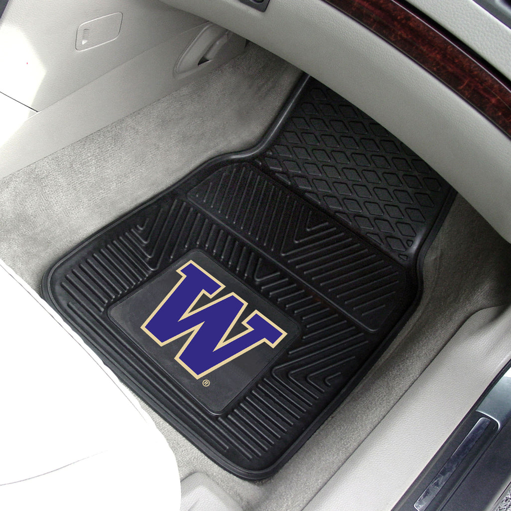 Fanmats - University of Washington 2-pc Vinyl Car Mat Set 17''x27''