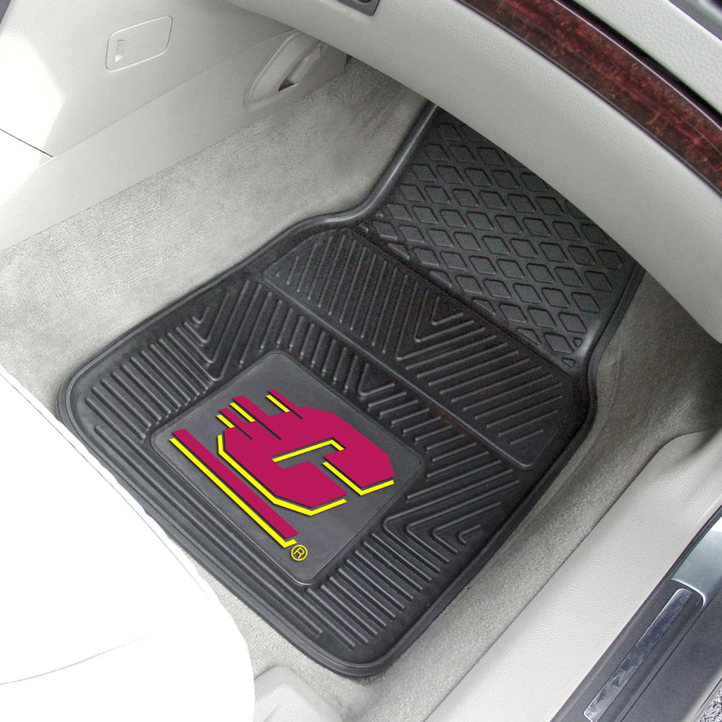 Fanmats - Central Michigan University 2-pc Vinyl Car Mat Set 17''x27''