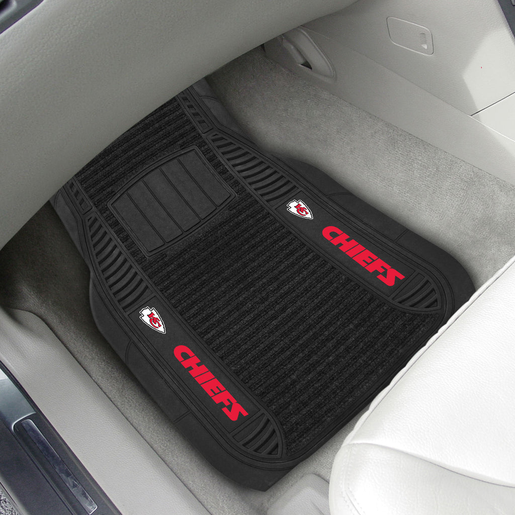 Fanmats - NFL - Kansas City Chiefs 2-pc Deluxe Car Mat Set 21''x27''