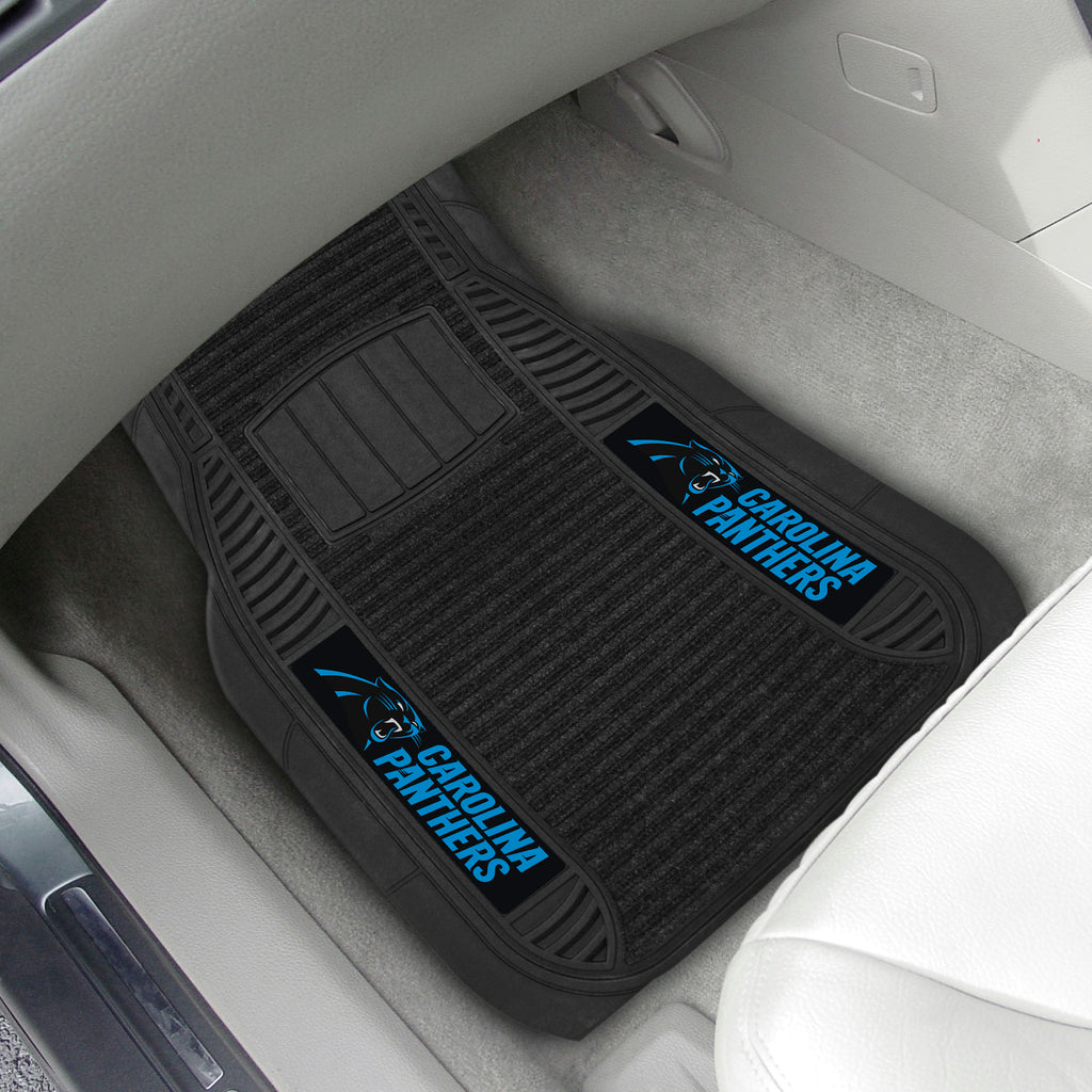 Fanmats - NFL - Carolina Panthers 2-pc Deluxe Car Mat Set 21''x27''
