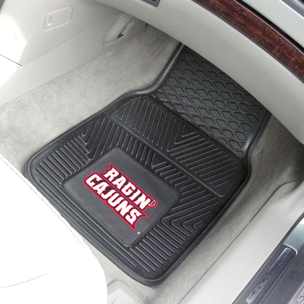 Fanmats - University of Louisiana-Lafayette 2-pc Vinyl Car Mat Set 17''x27''