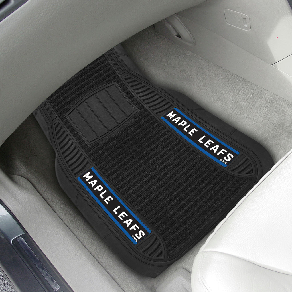 Fanmats - NHL - Toronto Maple Leafs 2-pc Deluxe Car Mat Set 21''x27''