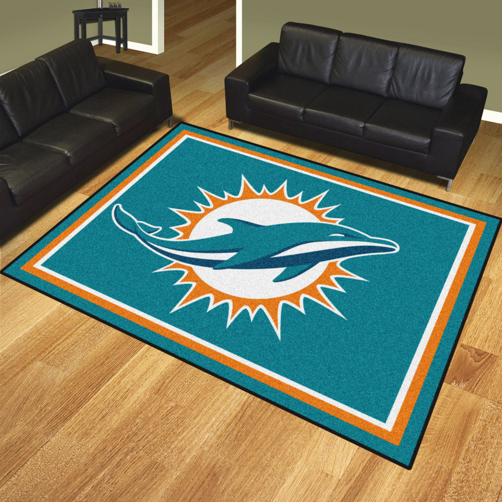 Fanmats - NFL - Miami Dolphins 8x10 Rug 87''x117''