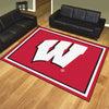 Fanmats - University of Wisconsin 8x10 Rug 87''x117''