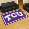Fanmats - Texas Christian University 5x8 Rug 59.5''x88''