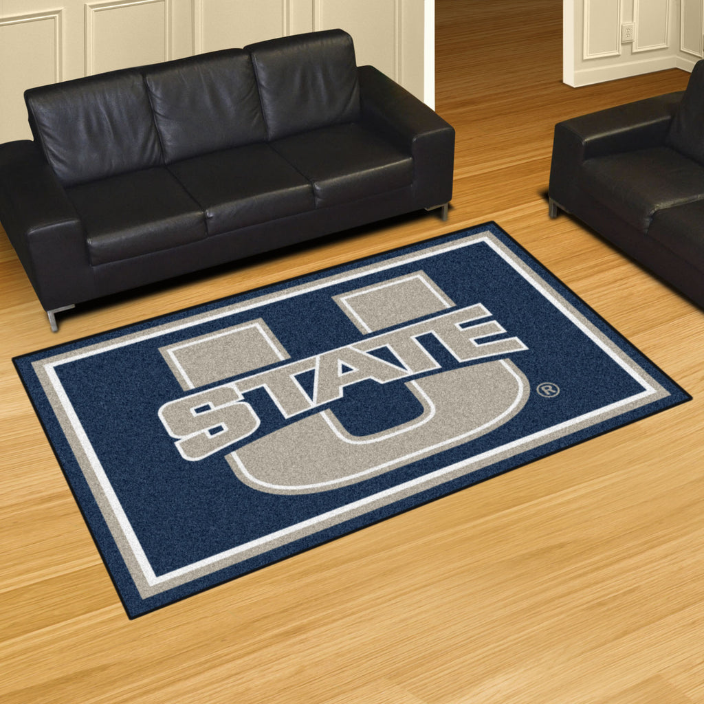 Fanmats - Utah State University 5x8 Rug 59.5''x88''