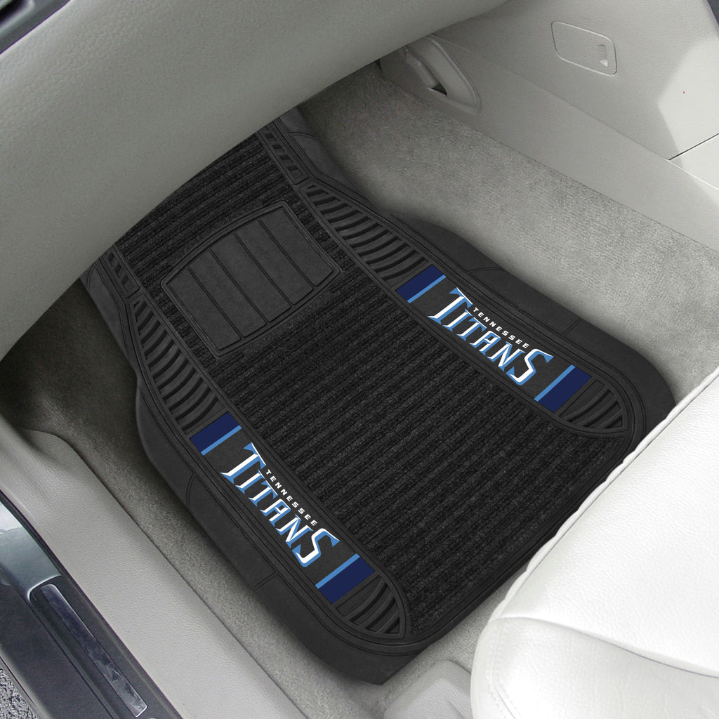 Fanmats - NFL - Tennessee Titans 2-pc Deluxe Car Mat Set 21''x27''