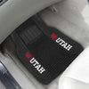 Fanmats - University of Utah 2-pc Deluxe Car Mat Set 21''x27''