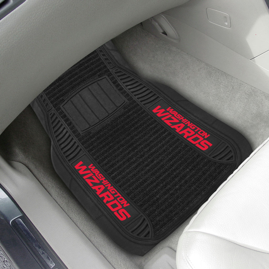 Fanmats - NBA - Washington Wizards 2-pc Deluxe Car Mat Set 21''x27''