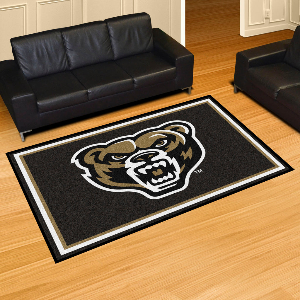 Fanmats - Oakland University 5x8 Rug 59.5''x88''