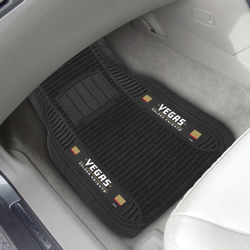 Fanmats - NHL - Vegas Golden Knights 2-pc Deluxe Car Mat Set 21''x27''