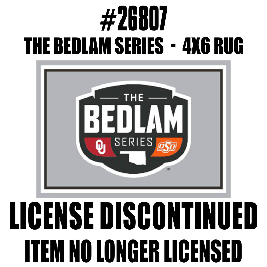 Fanmats - The Bedlam Series - Oklahoma / Oklahoma State 4x6 Rug 44''x71''