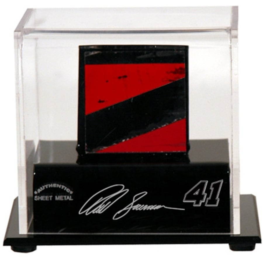 Reed Sorenson Display Case with Race-Used Sheet Metal