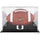 Miami Hurricanes Black Base Team Logo Football Display Case with Mirror Back