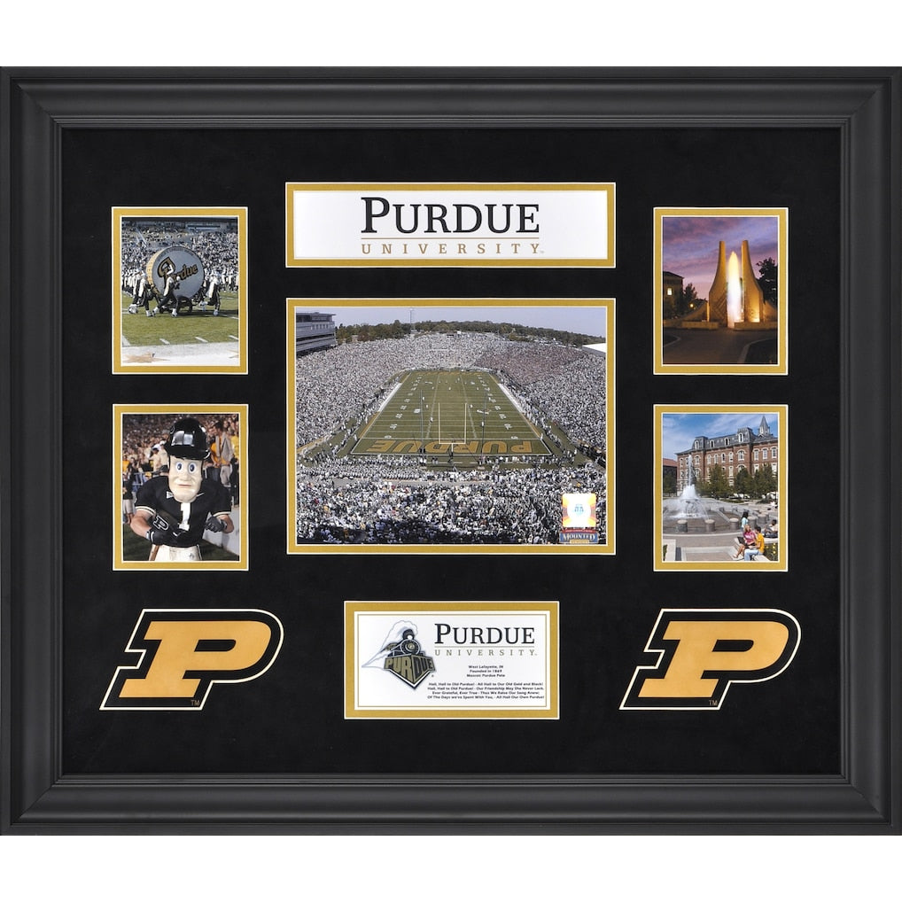 Purdue Boilermakers Framed 23'' x 27'' 5-Photograph Collage