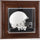 TCU Horned Frogs Brown Framed Wall-Mountable Mini Helmet Display Case